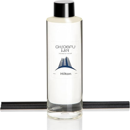 Chloefu LAN Luxury Hotels Scented Oil Diffuser Refill 6.76 fl oz Natural Essential Oil, Ideal for Living Rooms, Bedrooms, Hotels, or Offices