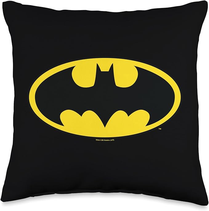 Batman Classic Logo Throw Pillow