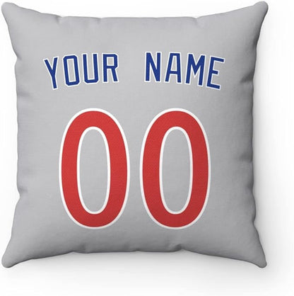 Throw Pillow Personalized Custom Any Name and Number for Men Women Boy Gift