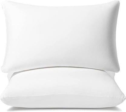 AM AEROMAX 12 × 20 Pillow Insert (Pack of 2) Memory Foam Lumbar Support Throw Pillow Sham Rectangular for Decorative Cushion Bed Couch Sofa Without Deform After Longtime Use