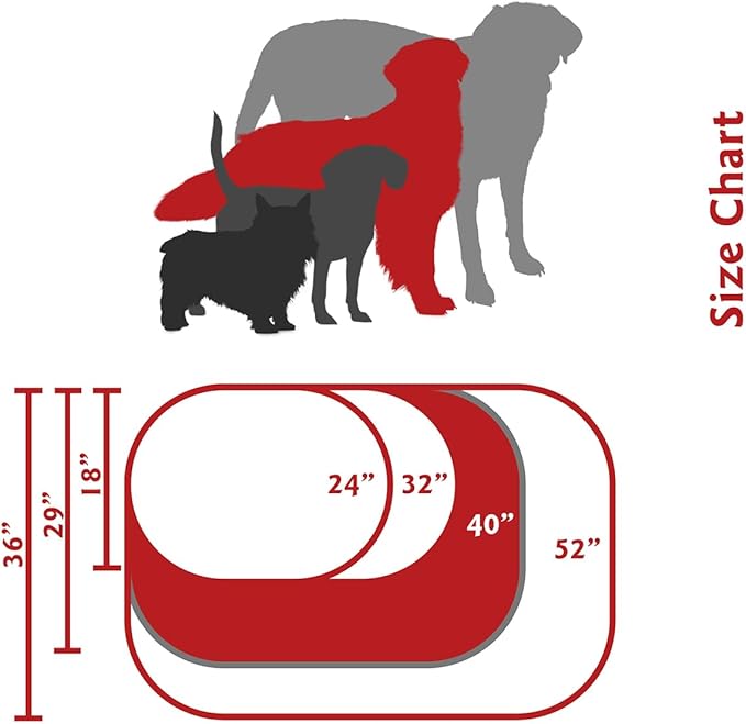 Majestic Pet 40 Inch Bagel Calming Dog Bed Washable – Cozy Soft Round Dog Bed with Spine Support for Dogs to Rest Their Head - Fluffy Donut Puppy Mat 40x29x9 (Inch) Large – Lt. Black