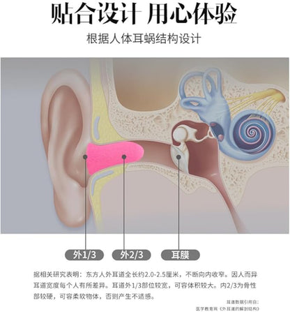 20 Pairs Rose Red Reusable Ear Plugs, 32dB NRR Noise Reduction, Washable Slow-Rebound Foam Earplugs for Sleeping, Snoring, Work, Concerts, Travel