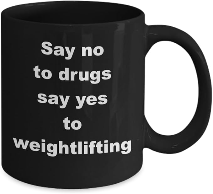 Weightlifting mug, gift for weightlifter, gym lover gift, fitness mug, workout coffee cup, bodybuilder gift, powerlifter present, muscle mug, strength