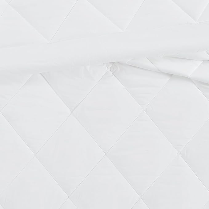 CANNON Solid Percale White Twin/Twin XL 2 Piece Comforter Set