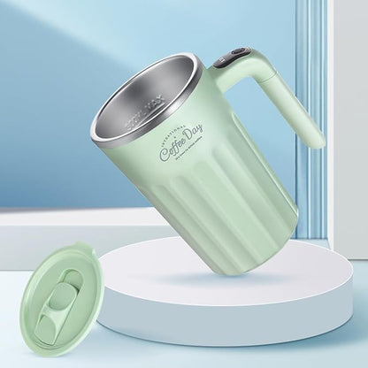Drink Stirrer,Self Stirring Mug,Self Stirring Coffee Mug,Suitable for Coffee, Milk, Cocoa and Other Beverages (Light Creen)