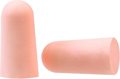 Fan Wu Soft Foam Earplugs 50 Pairs – 32dB Noise Reduction for Sleeping, Travel & Work | Slow Rebound Comfort Fit | Latex-Free Hearing Protection |Pink | Standard Size