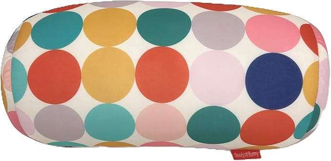 Bookishbunny Microbead Cylinder Bolster Roll Pillow 13" x 7" (Polkadot)