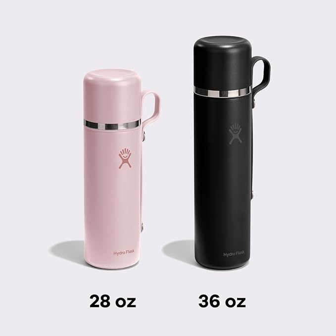 Hydro Flask Hot Flask & Cup – Insulated Stainless Steel, Hot Drink Travel Container for Coffee & Tea 28 Oz Agave Green