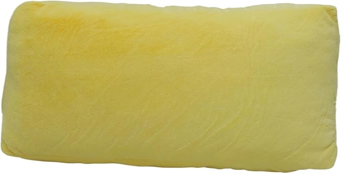 Jumbo Butter Pillow 32 Inch - Soft Yellow & Blue Valentine's Day Cushion, Oversized Cuddly Butter Stick Pillow for Home Decor, Hugging & Lounging, Quirky Gift for Adults