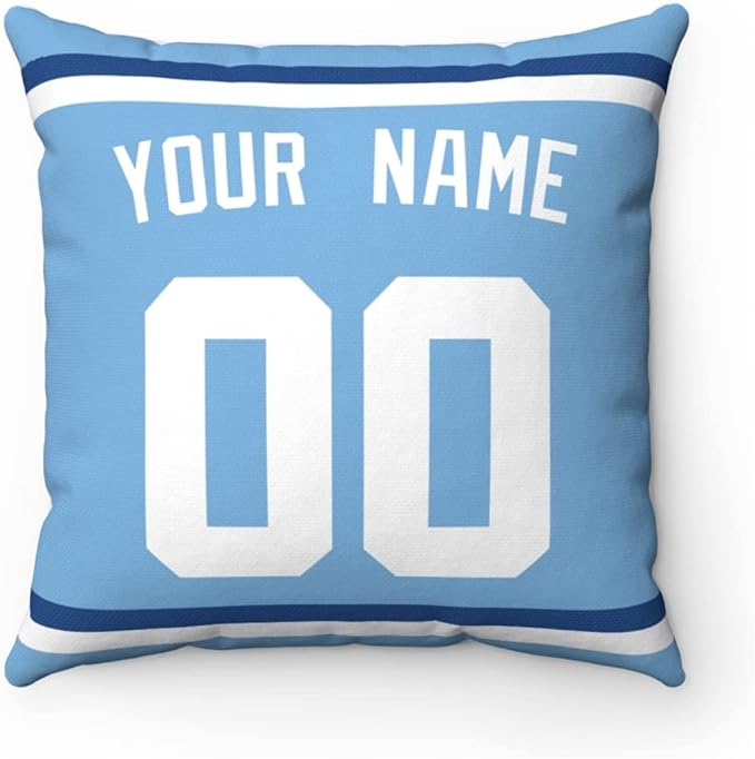 ANTKING Throw Pillow 2 Packs Personalized Custom Any Name and Number for Men Women Boy Gift