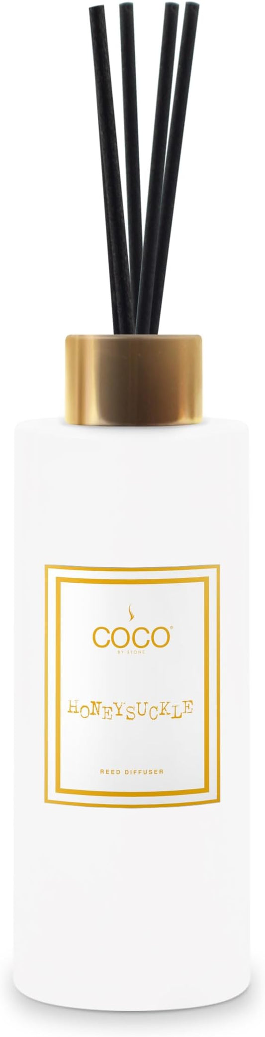 COCO by Stone 5oz All-in-One Spray (Honeysuckle) Shake & Spray Formula for Fabric, Pillows, Interiors, Clothing, Home Fragrance Accessories, Room Perfume, Room Deodorizer, Vegan & Cruelty-Free