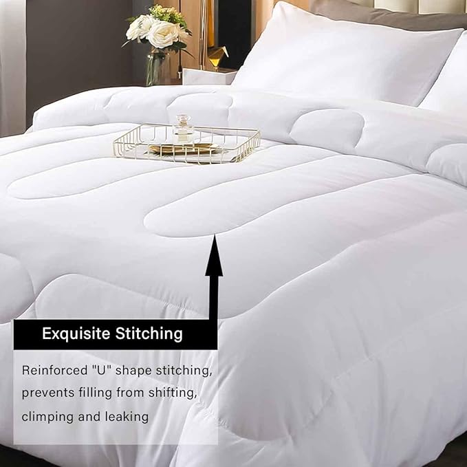 Feelyou Geometric Comforter Queen Size Modern Art Comforter Set for Boys Girls Children Luxury Bedding Set Room Decor Brown Duvet Set