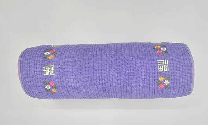 Kpop Jungkook's Favorite Item- Nap Pillow with Traditional Korean Patterns Small and Large Jung kook Photocards Included Weverse Live Nap Pillow (ArmyPurple2-small)