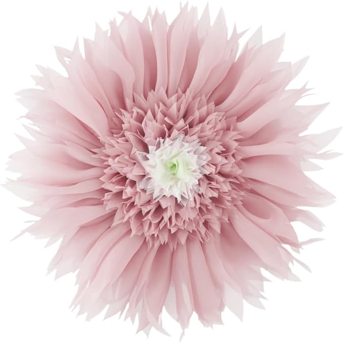 Handmade 3D Flower Throw Pillow Pink Decorative Daisy Floral Accent Pillow Cute Round Velvet Cushion for Bed Couch Car Chair Bedroom Living Room Boho Farmhouse Home Decor 12Inch Rose Gold