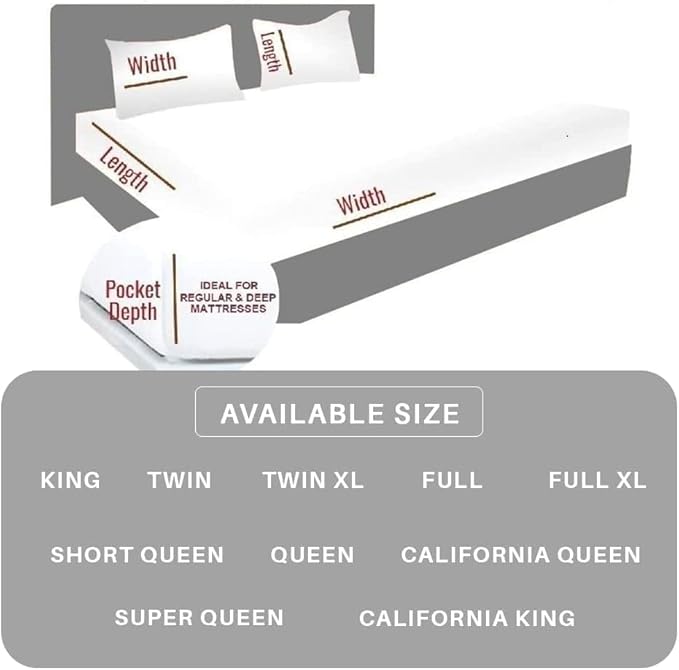100% Pure Silk Satin Sheet Set 4pcs, Fitted Sheet 15" Deep Pocket Mattress fit, Flat Sheet & Pillowcases Set Soft Silk Sheets|Wrinkle Free Fade Resistant.(Silver Grey, Queen)