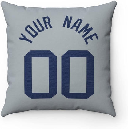 ANTKING Throw Pillow 2 Packs Personalized Custom Any Name and Number for Men Women Boy Gift