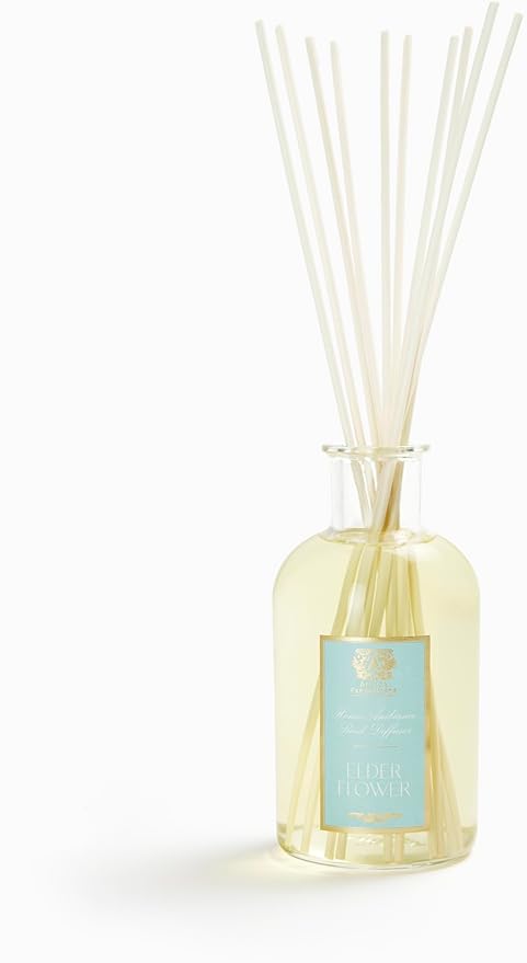 Antica Farmacista Home Ambiance Diffuser - Long-Lasting Reed Scent Diffuser - Luxury Room Freshener Gift - Elderflower, 16.9 fl oz