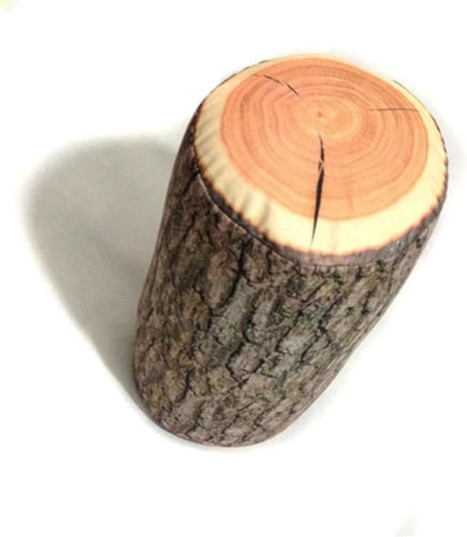 Natural Wood Design Tree Trunk Log Cushion Soft Chair Cushion Pillows Gift Home Sofa Cushion (style2)