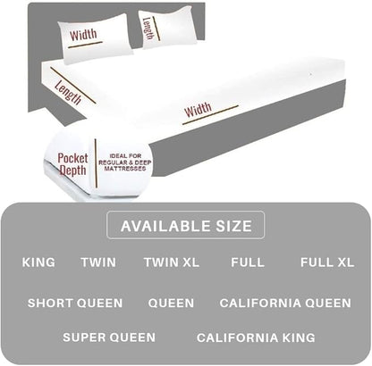100% Pure Silk Satin Sheet 4pcs, Silk Fitted Sheet 15" Deep Pocket Mattress fit,Silk Flat Sheet&Silk Pillowcases Cool Soft Silk Sheets|Wrinkle Free Fade Resistant Full XL Dark Ivory