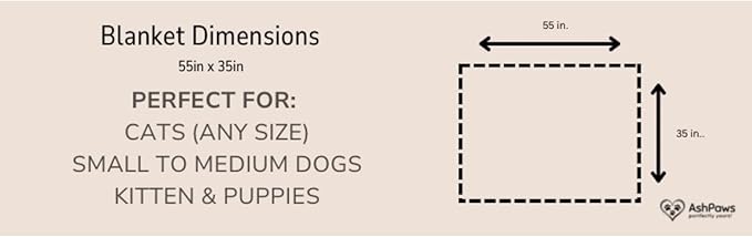 Sherpa Dog & Cat Blanket – Cozy Soft Fleece Comfort for Your Furry Family