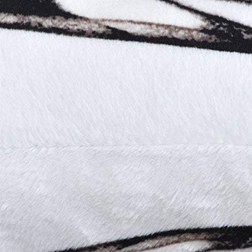 JWH 3D Butterfly Throw Pillow Decorative Animal Aesthetic Stuffed Plush Accent Pillow Case Print Cute Cushion Cover for Car Bed Couch Living Room 13x15 Inch White Black