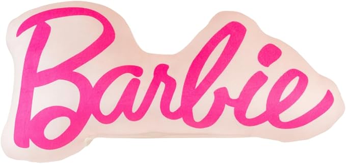 Franco Barbie Movie Luxe Super Soft Plush Squishy 17" Inch Logo Decorative Pillow