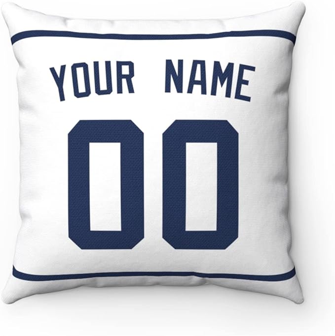 ANTKING Throw Pillow 2 Packs Personalized Custom Any Name and Number for Men Women Boy Gift