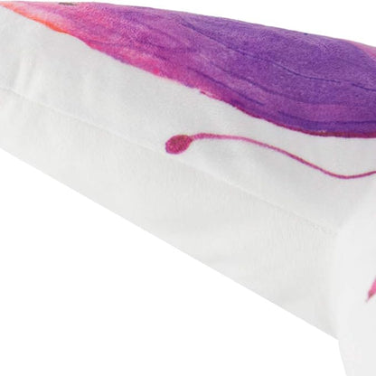 JWH 3D Butterfly Accent Pillow Cases Stuffed Plush Animal Throw Pillow Cover Decorative Girl Cushion for Bed Living Room Sofa Couch Car 13x15 Inch Purple Pink