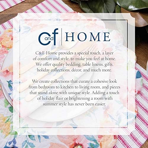 C&F Home White Birds On Branch Navy Blue Velvet Embroidered Accent Pillow 12" x 24" All Seasons Summer Spring Home Living Room Sofa Couch Chair Bed Bedroom Decor Decoration 12" x 24" Blue