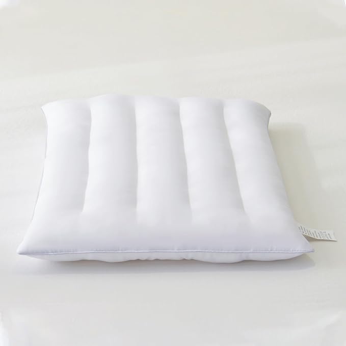 Thin Pillow for Stomach and Back Sleeper Low Pillow Flat Bed Pillow Flat Design Pillows Ultra Slim 2.5 Inches Deeper Sleep (Pack of 1)