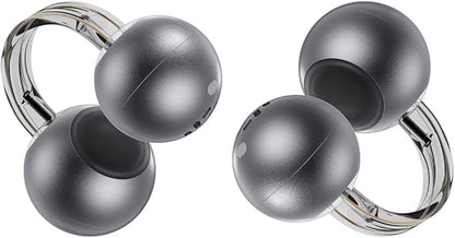 mojawa StarClip Open-Ear Wireless Bluetooth Headphones, Clip-On Earbuds with Soft Silicone Pads, 4D Panoramic Sound, Enhanced Comfort & Secure Fit, IP54 Water-Resistant Ear Grips for Workout, Black