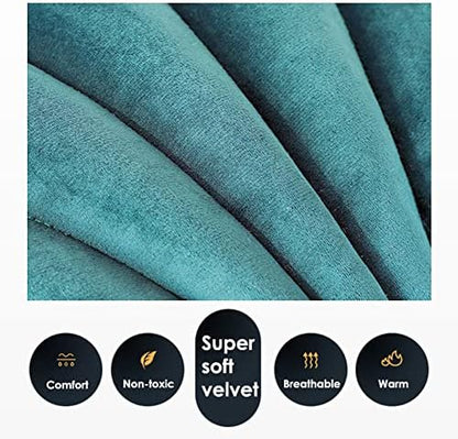 Patty Both Seashell Decorative Pillow Velvet Seashell Throw Pillow, Sea Shell Shaped Throw Pillow Decorative Pillows for Bed Couch Home Office Decor (Violet, Small)