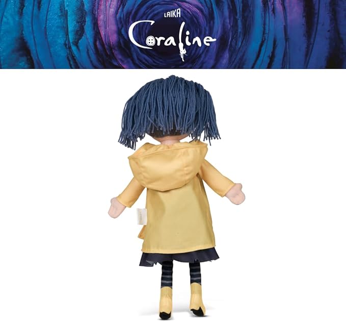 Coraline Cuddle Pillow Plush, Kids Bedding Super Soft Plush Pillow, (Officially Licensed Product) by Franco