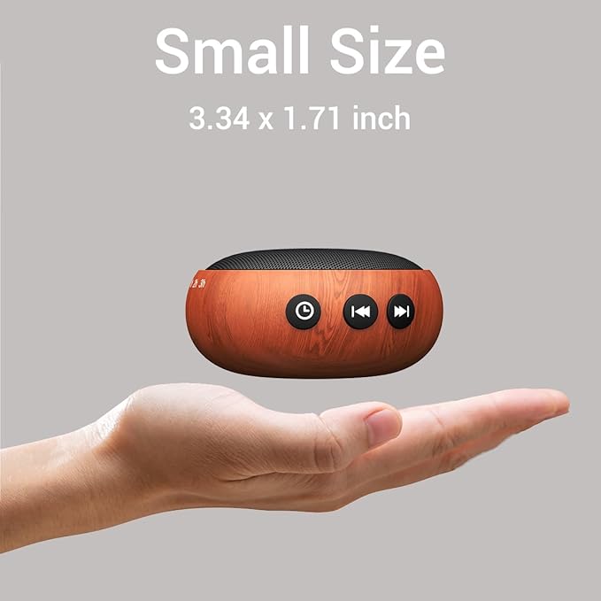 SoundMe Small Sound Machine Brown Noise Machine 30 Soothing Natural Sounds Rain Fan Pink White Noise Machine for Baby Kids Adults with 36 Volume Control Powered by AC or USB Sleep Timer