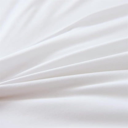 Holawakaka White Waterfall Ruffle Comforter Set Twin Size Multi-Layers Ruffled Shabby Chic 3PCS Bedding Set for Girls Women
