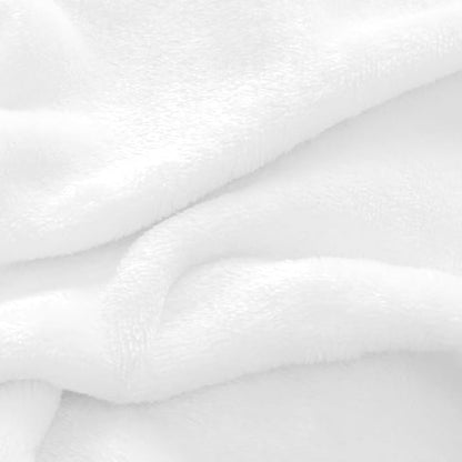 BEDELITE Flannel Sheets Twin Size Bright White - Super Soft Fleece Sheets Set Fluffy Extra Plush, 3 Piece(Include Fitted Sheet, Flat Sheet, 1 Pillowcase)