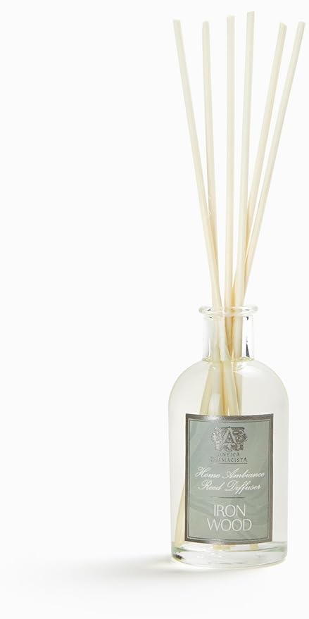 Antica Farmacista Home Ambiance Diffuser - Long-Lasting Reed Scent Diffuser - Luxury Room Freshener Gift - Ironwood, 3.4 fl oz
