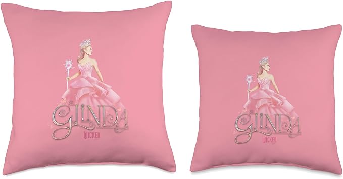 Wicked Glinda Elegant Pose Throw Pillow