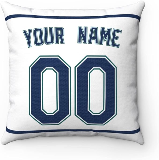ANTKING Throw Pillow 2 Packs Personalized Custom Any Name and Number for Men Women Boy Gift