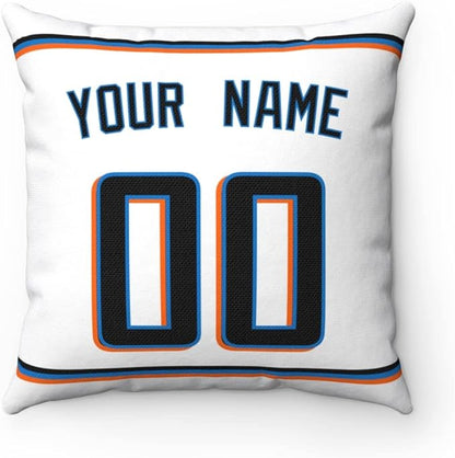 ANTKING Throw Pillow Miami Personalized Custom Any Name and Number for Men Women Boy Gift