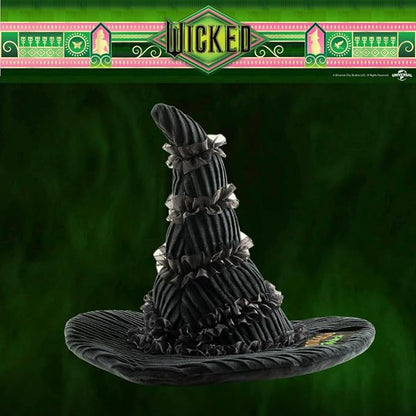 Wicked Elphaba's Witch Hat Bedding Super Soft Plush Decorative Throw Pillow, 14 in X 9 in, (Officially Licensed Product) By Franco Collectibles