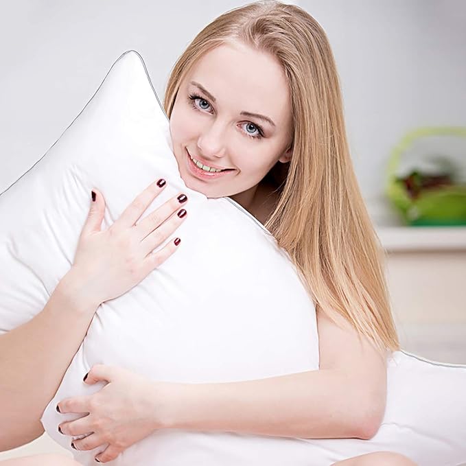 HIMOON Bed Pillows for Sleeping 2 Pack,King Size Cooling Pillows Set of 2,Top-end Microfiber Cover for Side Stomach Back Sleepers