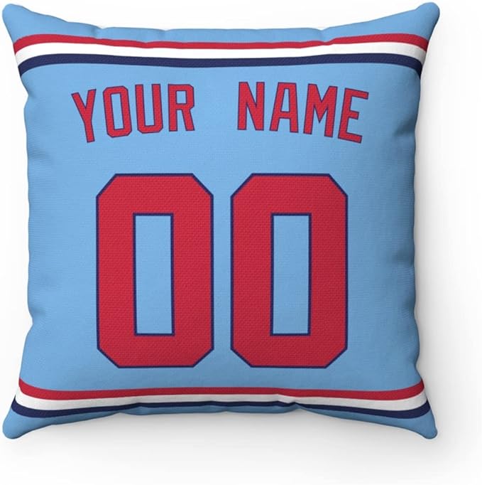 ANTKING Throw Pillow 2 Packs Personalized Custom Any Name and Number for Men Women Boy Gift