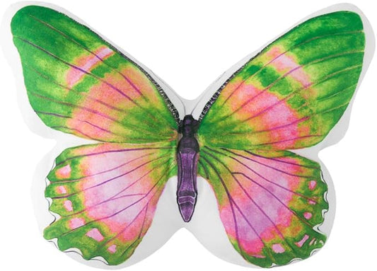 JWH Colorful Throw Pillow Covers 3D Butterfly Accent Pillow Case Decorative Spring Animal Pillow Pet Aesthetic Shams Farmhouse Bed Floor Outdoor Porch Decor Printed 13x15 Inch Pink