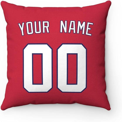 ANTKING Throw Pillow 2 Packs Personalized Custom Any Name and Number for Men Women Boy Gift