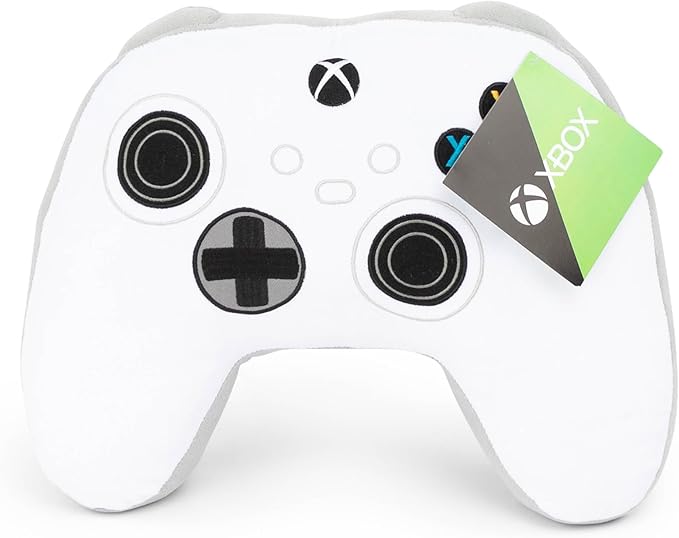 Jay Franco Xbox Controller Plush Shaped Pillow - Super Soft Gaming Pillow - Polyester Microfiber, 11 Inches