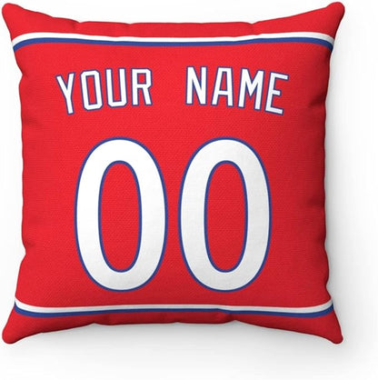 ANTKING Throw Pillow 2 Packs Personalized Custom Any Name and Number for Men Women Boy Gift