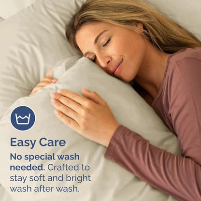King Pillow Cases Set of 2 - Ultra Soft Hotel Quality Pillowcase Covers - Comfy, Cozy & Wrinkle Free - Shrinkage, Stain and Fade Resistant - Machine Washable Pillow Protectors - 2 Piece Set - Wheat