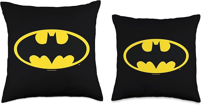 Batman Classic Logo Throw Pillow