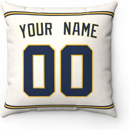 ANTKING Throw Pillow 2 Packs Personalized Custom Any Name and Number for Men Women Boy Gift